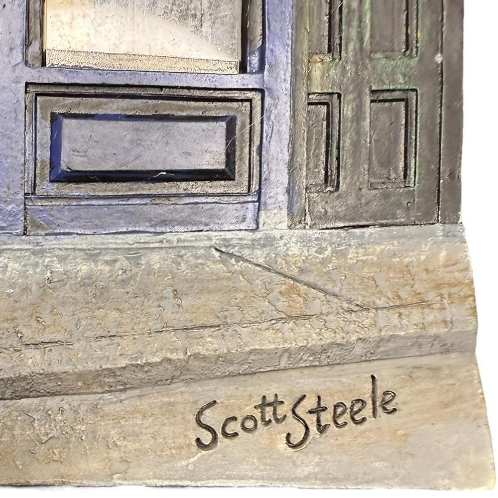 Scott Steele Facade Wall Plaques Paris Storefront Café Bistro Brasserie